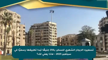 تسعيرة الإيجار الشهري للسكن بـ250 جنيهًا تبدأ تطبيقها رسميًا في سبتمبر 2025 – ماذا يعني لك؟